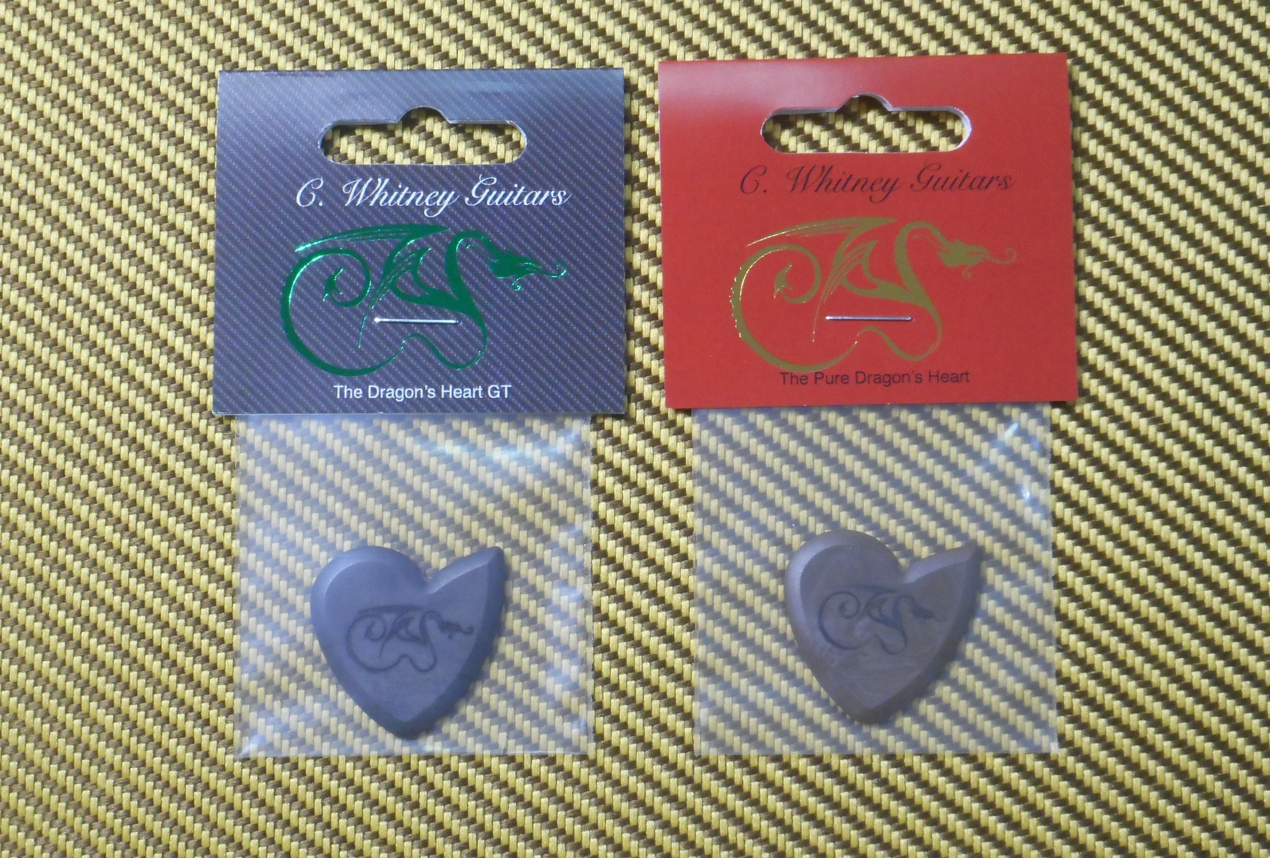 Premium Dragon's Heart Combo 2 Pack - Dragon's Heart Guitar Picks